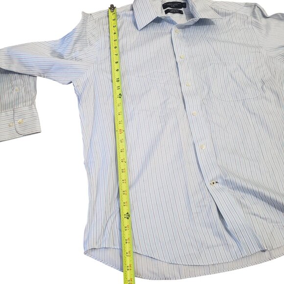 The Mens Store Bloomingdales Non Iron Button Down Dress Shirt Size 32/33 Office - Picture 6 of 7